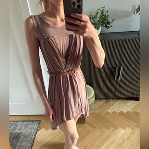 Mauve High Low Dress